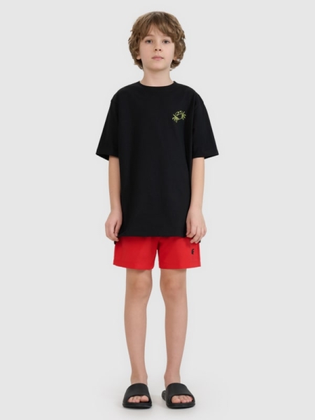 Pantalones de Natación para Chico - Rojo - 4FJRMM00UBDSM110   