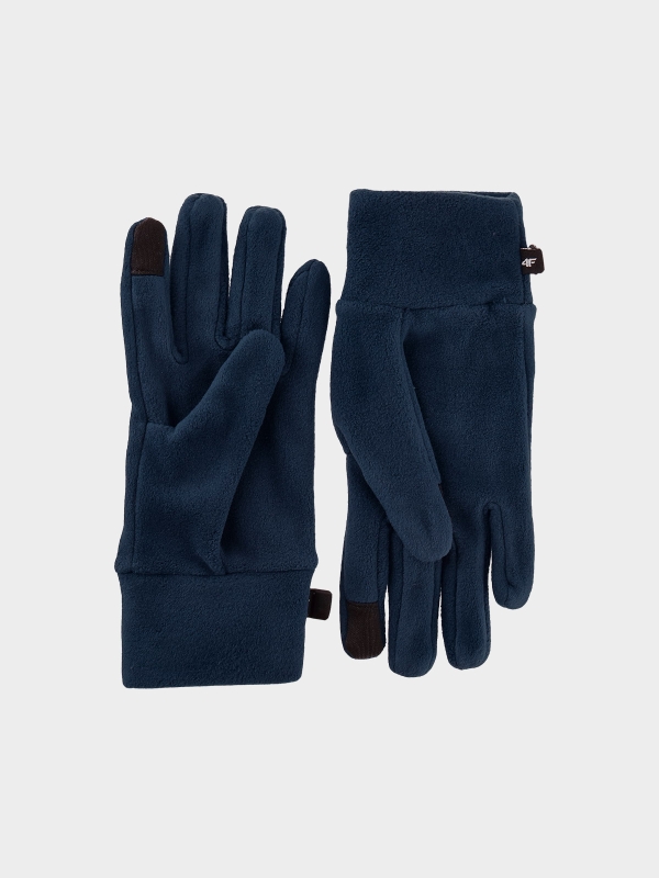 GUANTES 4FJWAW24AGLOU069 azul marino - 4FJWAW24AGLOU069-30S