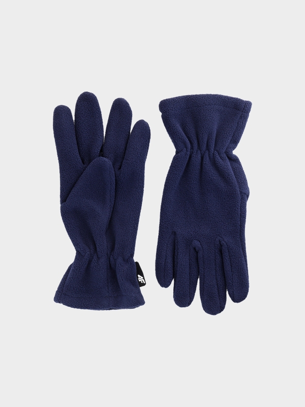 GUANTES 4FJWAW24AGLOU090 azul marino - 4FJWAW24AGLOU090-31S