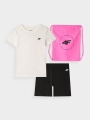 Conjunto F019 (Camiseta + Pantalones cortos + Bolsa) para Chica - Multicolor - 4FJWAW24TAPSF019