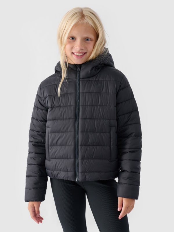 Chaqueta con Relleno Sintético para Chica - Negro - 4FJWAW24TDJAF449