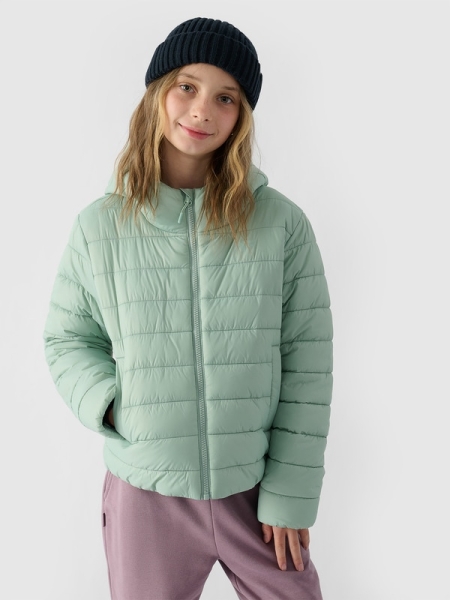Chaqueta con Relleno Sintético para Chica - Turquesa - 4FJWAW24TDJAF449 