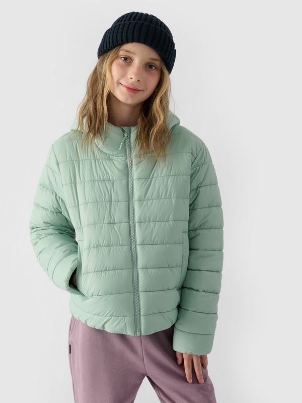 Chaqueta con Relleno Sintético para Chica - Turquesa - 4FJWAW24TDJAF449