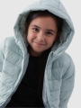 Chaqueta de pluma de niña de relleno sintético - menta 4FJWAW24TDJAF449 turquesa - 4FJWAW24TDJAF449-47S