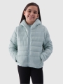 Chaqueta de pluma de niña de relleno sintético - menta 4FJWAW24TDJAF449 turquesa - 4FJWAW24TDJAF449-47S