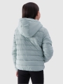 Chaqueta de pluma de niña de relleno sintético - menta 4FJWAW24TDJAF449 turquesa - 4FJWAW24TDJAF449-47S