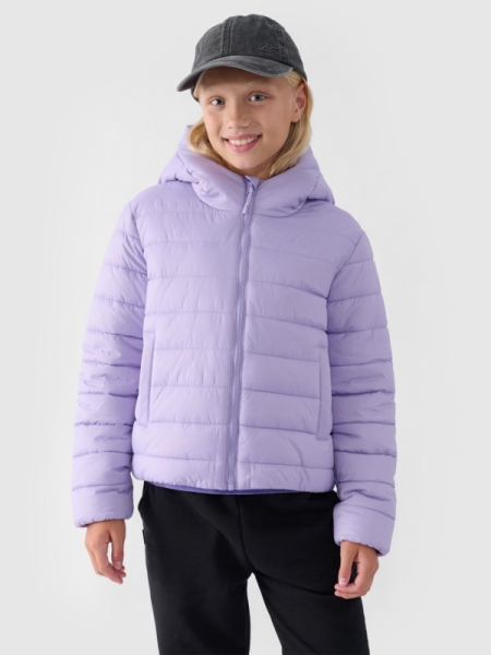 Chaqueta con Relleno Sintético para Chica - Púrpura/Violeta - 4FJWAW24TDJAF449   