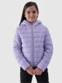 Chaqueta de pluma de niña de relleno sintético - violeta 4FJWAW24TDJAF449 - 4FJWAW24TDJAF449-51S