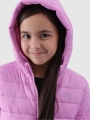 Chaqueta de plumón con relleno sintético para niña - rosa 4FJWAW24TDJAF449 rosa - 4FJWAW24TDJAF449-54S