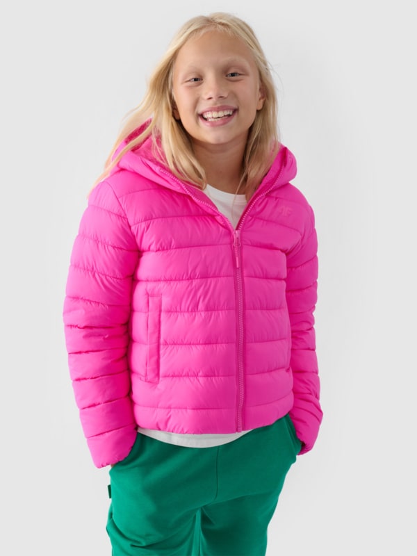 Chaqueta con Relleno Sintético para Chica - Rosa - 4FJWAW24TDJAF449