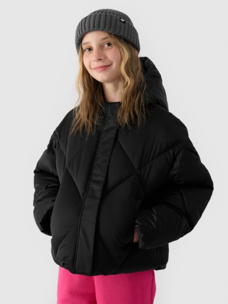 Chaqueta con Relleno Sintético para Chica - Negro - 4FJWAW24TDJAF451  