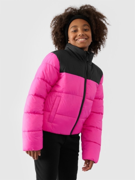 Abrigo con Relleno de Plumas Sintéticos para Chica - Rosa - 4FJWAW24TDJAF452