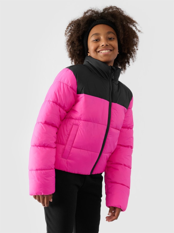 Abrigo con Relleno de Plumas Sintéticos para Chica - Rosa - 4FJWAW24TDJAF452