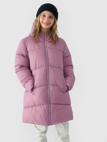 Chaqueta Acolchada con Relleno Sintético para Chica - Rosa - 4FJWAW24TDJAF455