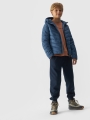 Chaqueta de plumón con relleno sintético para niño - denim 4FJWAW24TDJAM460 azul marino - 4FJWAW24TDJAM460-32S