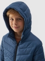 Chaqueta de plumón con relleno sintético para niño - denim 4FJWAW24TDJAM460 azul marino - 4FJWAW24TDJAM460-32S