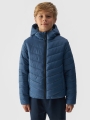 Chaqueta de plumón con relleno sintético para niño - denim 4FJWAW24TDJAM460 azul marino - 4FJWAW24TDJAM460-32S