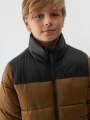 Chaqueta de plumón con relleno sintético para niño - marrón 4FJWAW24TDJAM461 marrón - 4FJWAW24TDJAM461-82S