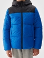 Chaqueta de plumón con relleno sintético para niño - azul cobalto 4FJWAW24TDJAM462 - 4FJWAW24TDJAM462-36S