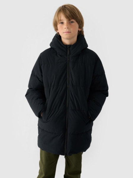 Chaqueta Acolchada con Relleno Sintético para Chico - Negro - 4FJWAW24TDJAM464