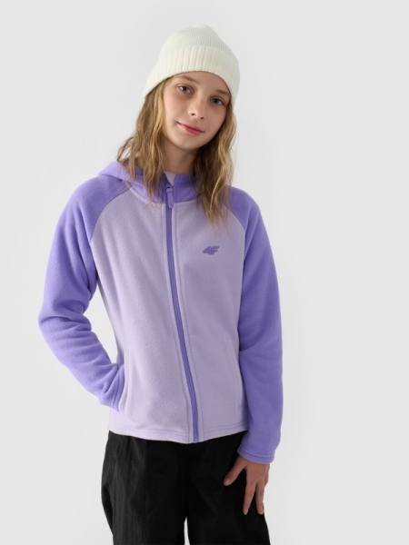 Abrigo Oversize de Hándal para Chica - Púrpura/Violeta - 4FJWAW24TFLEF208