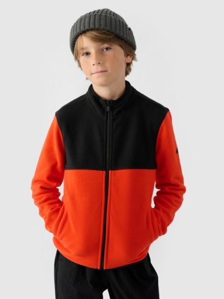 Chaqueta Polar para Chico con Cuello Alto - Naranja - 4FJWAW24TFLEM212