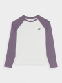Camiseta De Manga Larga Para Niña - Púrpura/Violeta - 4FJWAW24TLONF291