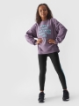 Sudadera de niña sin capucha - violeta 4FJWAW24TSWSF1214 - 4FJWAW24TSWSF1214-51S