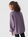 Sudadera de niña sin capucha - violeta 4FJWAW24TSWSF1214 - 4FJWAW24TSWSF1214-51S