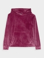 Sweatshirt de Terciopelo para Chica - Rosa - 4FJWAW24TSWSF1216