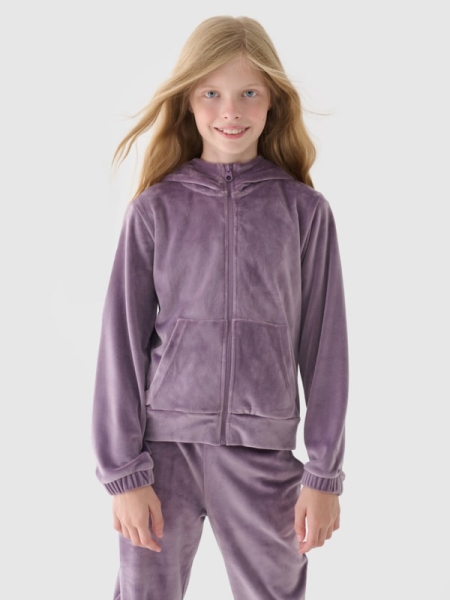 Abrigo de Terciopelo para Chica - Púrpura/Violeta - 4FJWAW24TSWSF1217                 