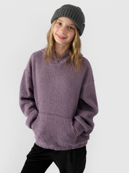 Sweatshirt para Chica - Púrpura - 4FJWAW24TSWSF1219 