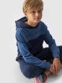 Sudadera con capucha para niño - azul marino 4FJWAW24TSWSM1222 azul marino - 4FJWAW24TSWSM1222-30S