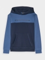 Sudadera con capucha para niño - azul marino 4FJWAW24TSWSM1222 azul marino - 4FJWAW24TSWSM1222-30S