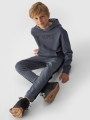 Sudadera con capucha para niño - gris 4FJWAW24TSWSM1223 gris - 4FJWAW24TSWSM1223-22S