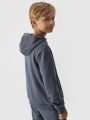 Sudadera con capucha para niño - gris 4FJWAW24TSWSM1223 gris - 4FJWAW24TSWSM1223-22S