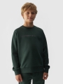 Sudadera de niño sin capucha - verde 4FJWAW24TSWSM1224 Verde - 4FJWAW24TSWSM1224-40S