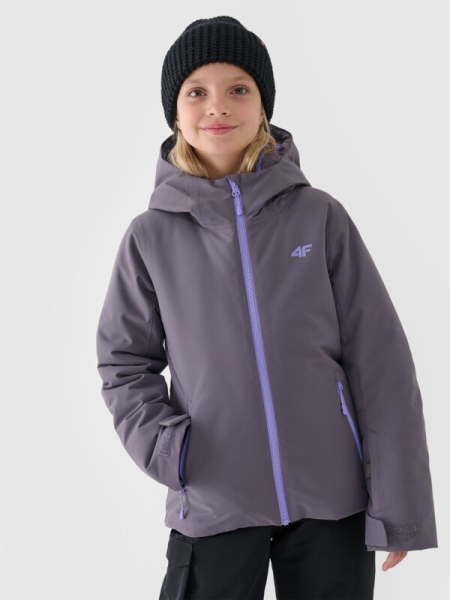 Chaqueta de Esquí con Membrana 5000 para Chica - Gris - 4FJWAW24TTJAF541