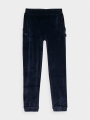 Pantalones Chándal De Terciopelo Para Niña - Azul Marino - 4FJWAW24TTROF753