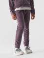 Pantalones de chándal de terciopelo para niña - violeta 4FJWAW24TTROF753 - 4FJWAW24TTROF753-51S