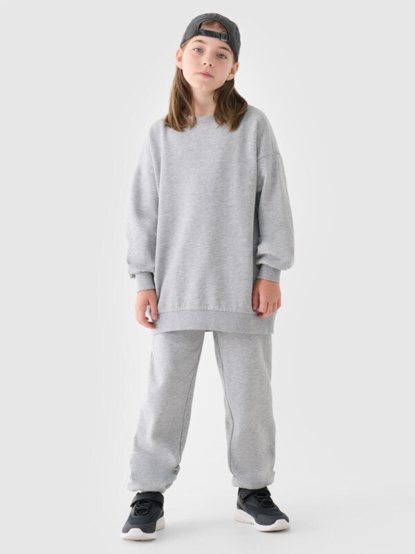 Pantalones Chándal Unisex para Niño - Gris - 4FJWAW24TTROU0920