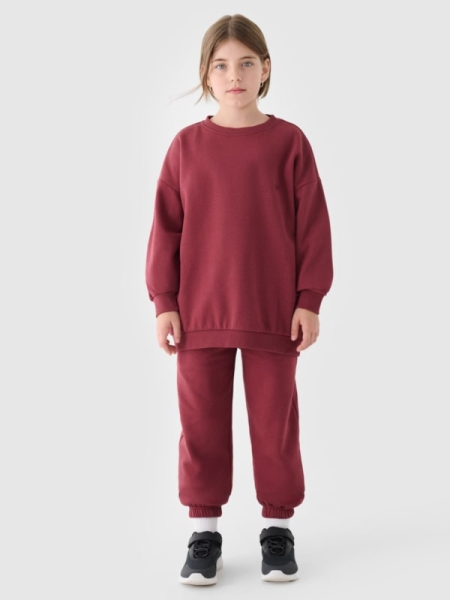 Pantalones Chándal Unisex para Niño - Rojo - 4FJWAW24TTROU0920