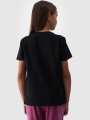 Camiseta niña con estampado - negro 4FJWAW24TTSHF1545 negro - 4FJWAW24TTSHF1545-20S