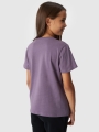 Camiseta niña con estampado - violeta 4FJWAW24TTSHF1545 - 4FJWAW24TTSHF1545-51S