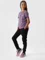 Camiseta niña con estampado - violeta 4FJWAW24TTSHF1545 - 4FJWAW24TTSHF1545-51S