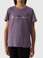 Camiseta niña con estampado - violeta 4FJWAW24TTSHF1545 - 4FJWAW24TTSHF1545-51S