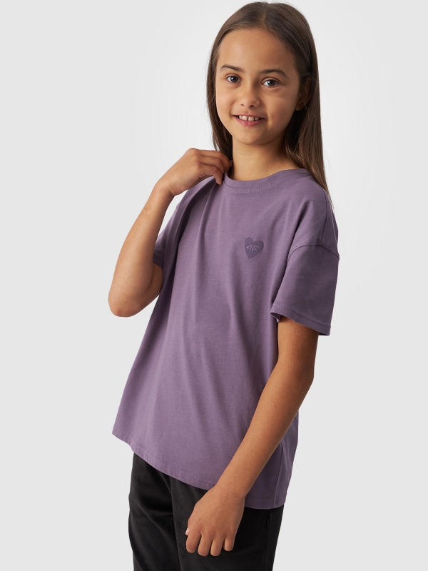 TSHIRT 4FJWAW24TTSHF1546 morado - 4FJWAW24TTSHF1546-51S