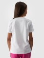 Camiseta niña con estampado - blanco roto 4FJWAW24TTSHF1547 Blanco - 4FJWAW24TTSHF1547-11S