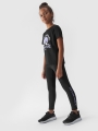 Camiseta niña con estampado - negro 4FJWAW24TTSHF1548 negro - 4FJWAW24TTSHF1548-20S