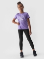 Camiseta niña con estampado - violeta 4FJWAW24TTSHF1548 - 4FJWAW24TTSHF1548-51S